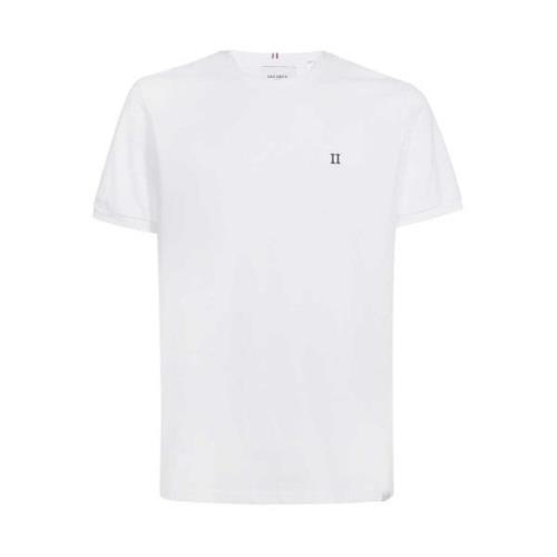 Katoenen Crew-Neck T-Shirt Les Deux , White , Heren