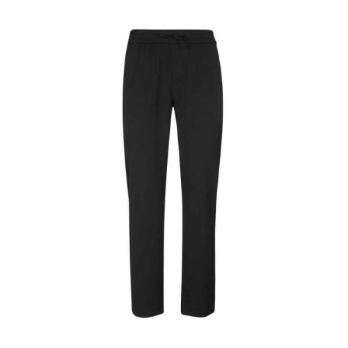 Broek met elastische taille en achterzakken Les Deux , Black , Heren