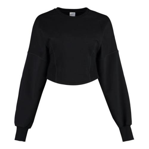 Sweatshirt met geborduurd Love Birds Pinko , Black , Dames