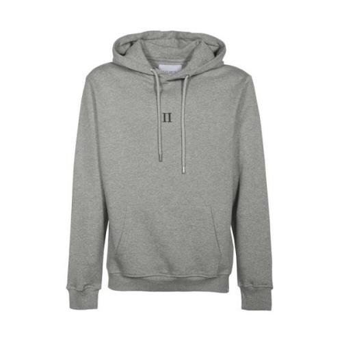 Contrasterende Logo Hoodie Les Deux , Gray , Heren