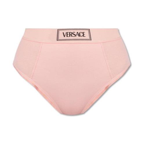 Hoog getailleerde slips Versace , Pink , Dames