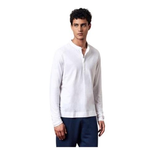 Hawai Longsleeve T-shirt Massimo Alba , White , Heren