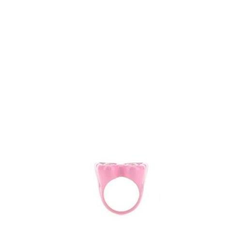 Roze Beatter-Fly Ring in 925 Zilver Dans LES Rues , Pink , Dames