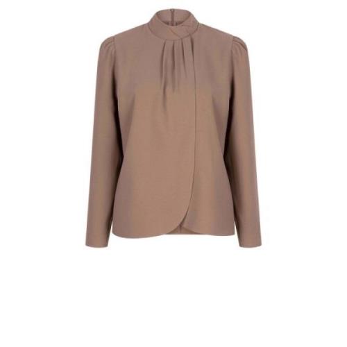 Elegante Ode Detail Top Dante 6 , Brown , Dames