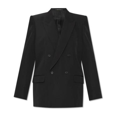 Oversized wollen blazer Balenciaga , Black , Dames