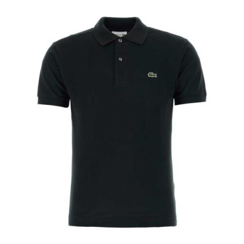 Zwart Piquet Polo Shirt Lacoste , Black , Heren