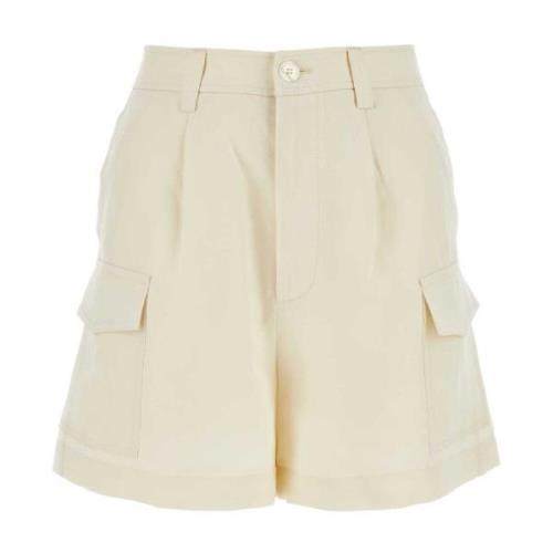 Stijlvolle Ivory Viscose Blend Shorts Woolrich , White , Dames