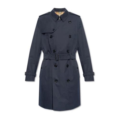 Kensington Mid trenchcoat Burberry , Blue , Heren