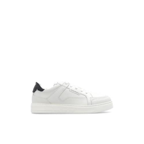 Sneakers met logo Emporio Armani , White , Heren