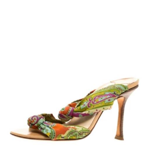 Pre-owned Fabric sandals Jimmy Choo Pre-owned , Multicolor , Dames