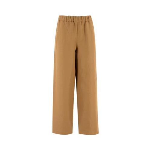 Straight Trousers Fabiana Filippi , Brown , Dames