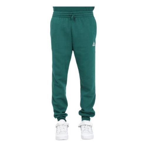 Essentials Fleece Regular Tapered Groene Sportbroek Adidas , Green , H...