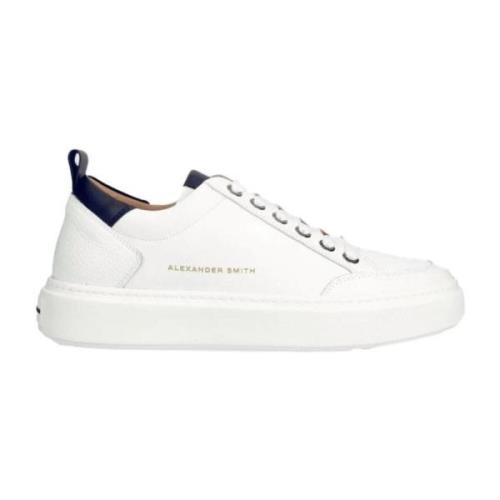 Bond Sneakers met Contrastdetails Alexander Smith , White , Heren