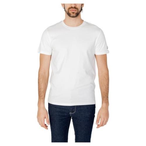 Heren T-Shirt Lente/Zomer Collectie Peuterey , White , Heren