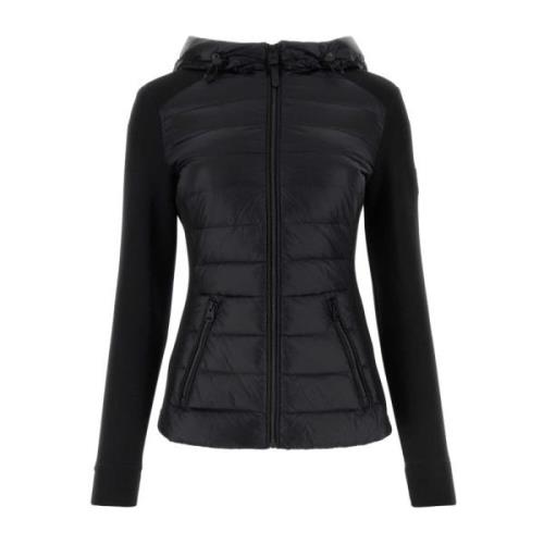 Zwarte Della Jas van Katoenmix en Nylon Mackage , Black , Dames