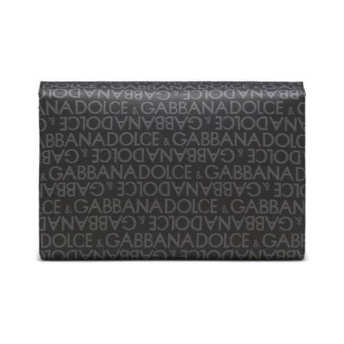 Logo Schoudertas Dolce & Gabbana , Black , Heren