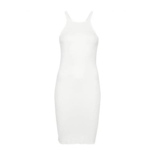 Drkshdw Witte Jurk Rick Owens , White , Dames