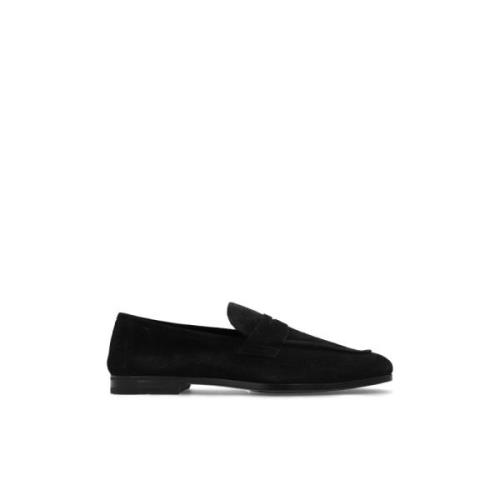 Leren loafers Tom Ford , Black , Heren