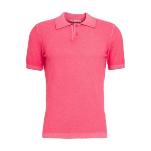 Italiaanse Teddy Polo Shirt Kangra , Pink , Heren