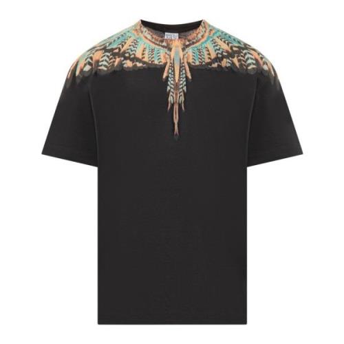 Grizzly Wings T-Shirt Marcelo Burlon , Black , Heren