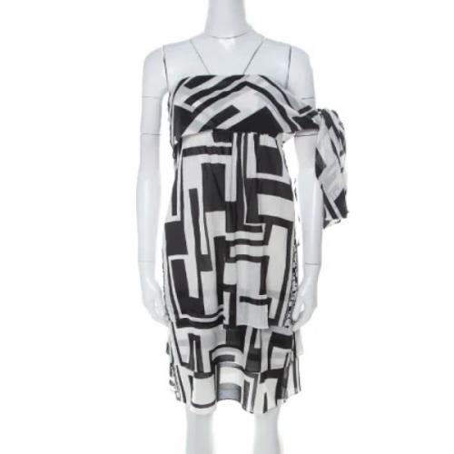 Pre-owned Silk dresses Emilio Pucci Pre-owned , White , Dames