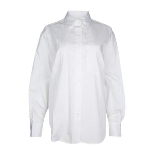 Stijlvol Overhemd Calvin Klein , White , Dames