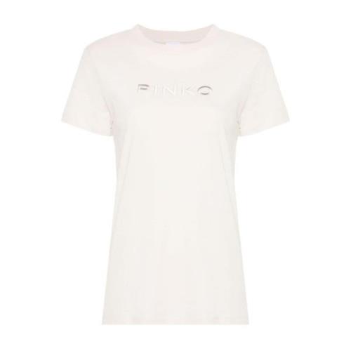 Witte T-shirts en Polos Pinko , White , Dames