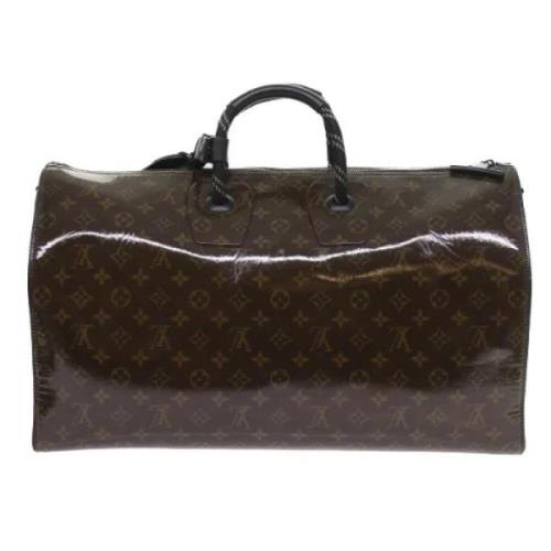 Pre-owned Canvas handbags Louis Vuitton Vintage , Brown , Dames