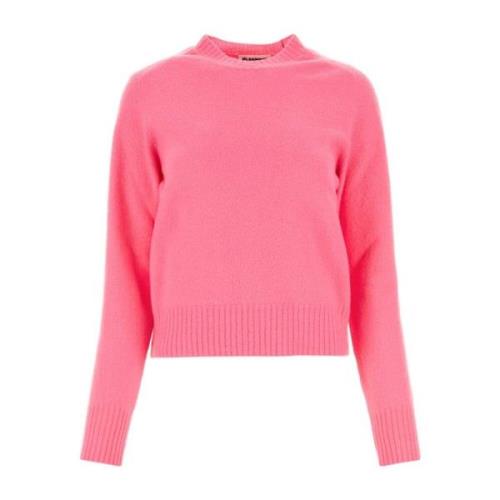 Roze wollen trui - Stijlvol en comfortabel Jil Sander , Pink , Dames