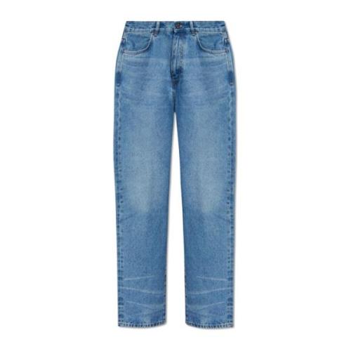 Jeans met rechte pijpen Versace , Blue , Heren