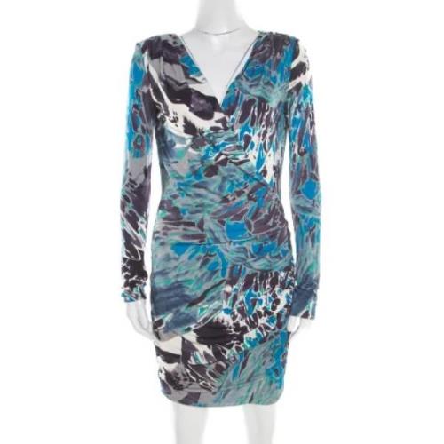 Pre-owned Silk dresses Emilio Pucci Pre-owned , Multicolor , Dames