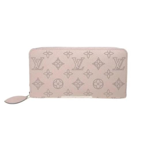 Pre-owned Leather wallets Louis Vuitton Vintage , Pink , Dames