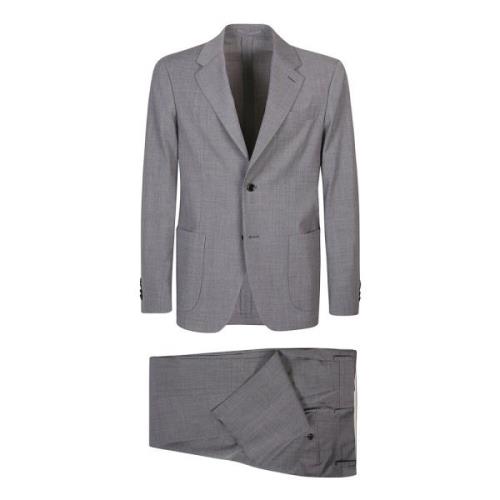 920 Grijs Easy Wear Suit Lardini , Gray , Heren