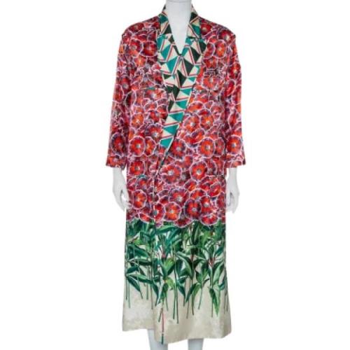 Pre-owned Silk outerwear Gucci Vintage , Multicolor , Dames