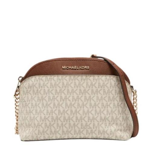 Pre-owned Coated canvas shoulder-bags Michael Kors Pre-owned , Beige ,...