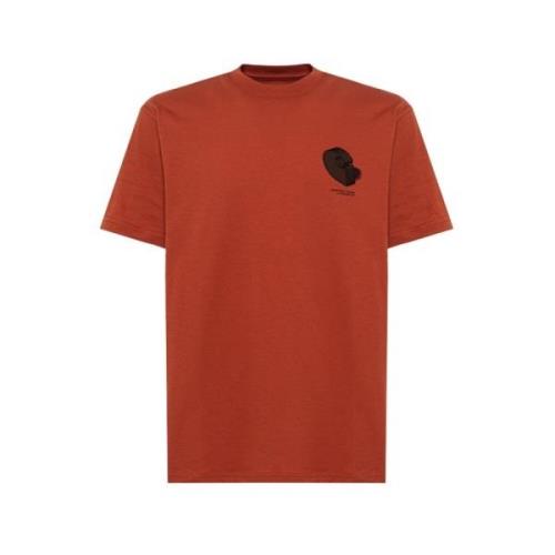 Organisch Katoenen T-Shirt met Grafische Print Carhartt Wip , Orange ,...