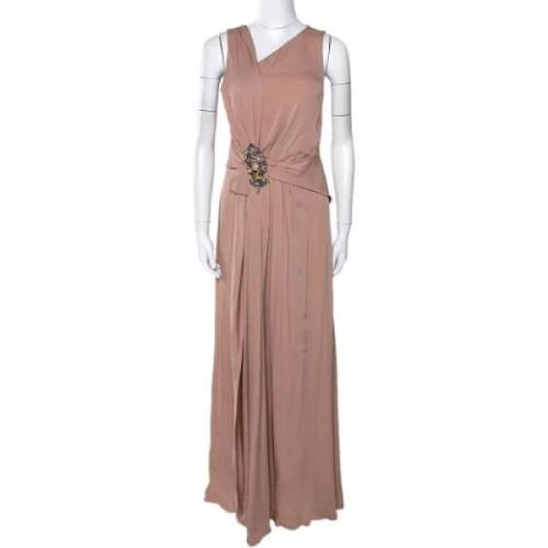 Pre-owned Silk dresses Gucci Vintage , Pink , Dames