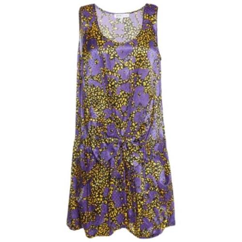 Pre-owned Cotton dresses Chloé Pre-owned , Purple , Dames