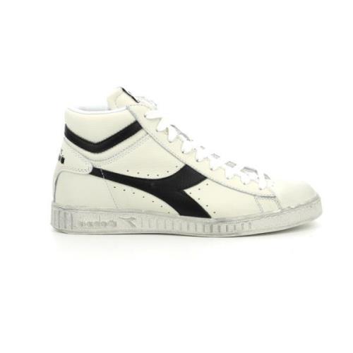 Hoge Waxed Sneakers Diadora , White , Heren