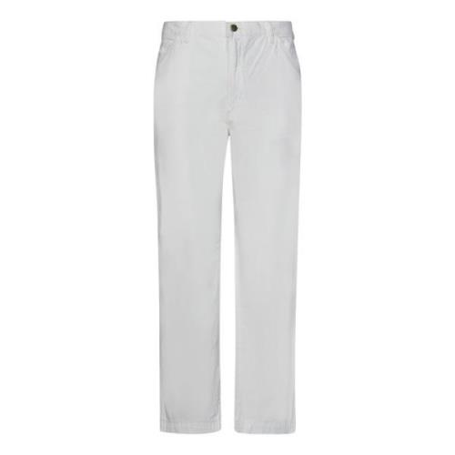 Witte Jeans met Logo Label en Wijde Pijpen Polo Ralph Lauren , White ,...