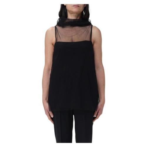 Stijlvolle TOP voor een Trendy Look Fabiana Filippi , Black , Dames