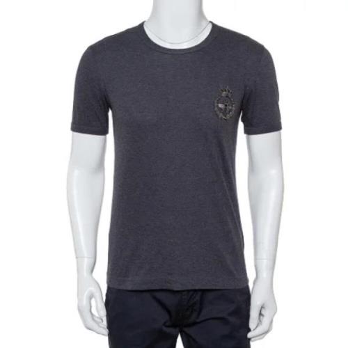 Pre-owned Cotton tops Dolce & Gabbana Pre-owned , Gray , Dames