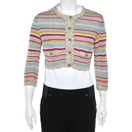 Pre-owned Cotton tops Chanel Vintage , Multicolor , Dames