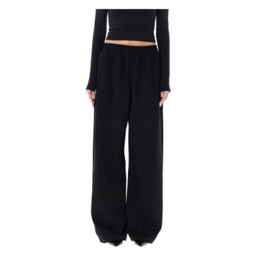 Semi Matte Track Pant Wardrobe.nyc , Black , Dames