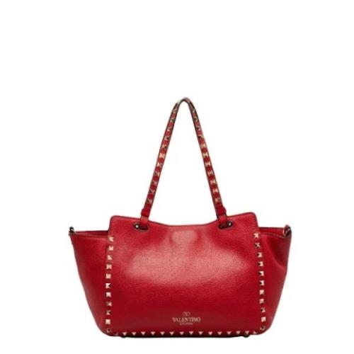 Pre-owned Leather totes Valentino Vintage , Red , Dames