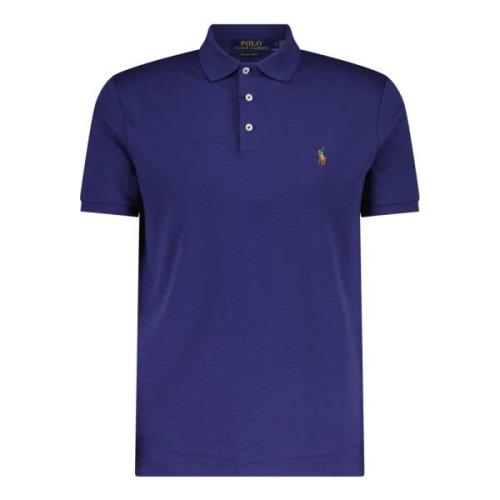 Klassiek Polo Shirt Polo Ralph Lauren , Blue , Heren