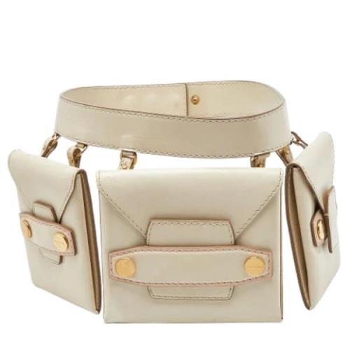 Pre-owned Leather crossbody-bags Stella McCartney Pre-owned , Beige , ...