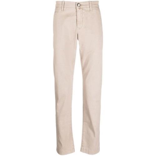 Cropped Trousers Jacob Cohën , Beige , Heren