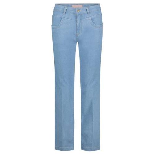 Lichtblauwe Straight Jeans voor Vrouwen Parami , Blue , Dames