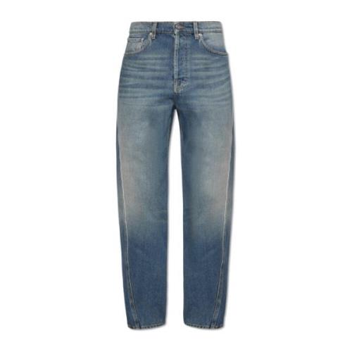 Jeans met vintage-effect Lanvin , Blue , Heren